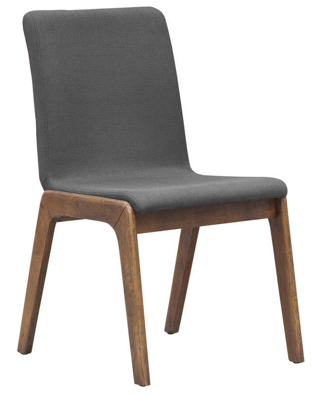 Thomaa Dining Chair Set Brown/Dark Grey Set of 2 Leon's.ca