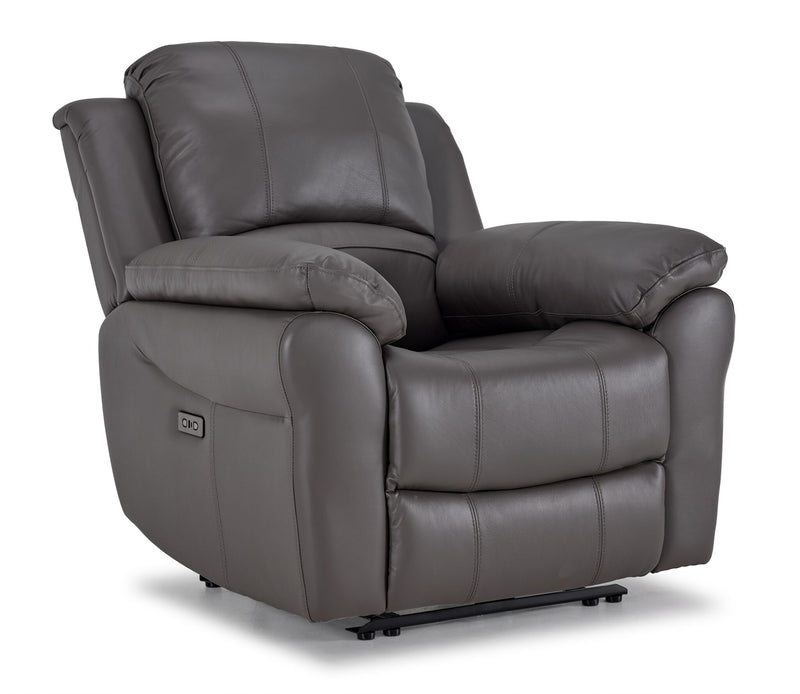 Transformer II Leather Power Recliner - Chocolate