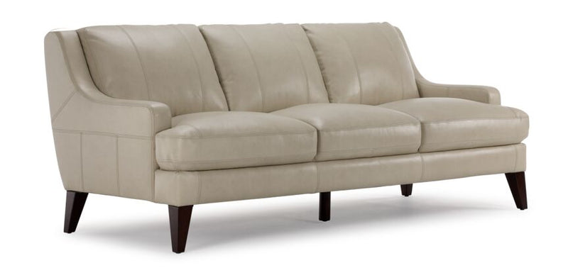 Leons leather deals couch