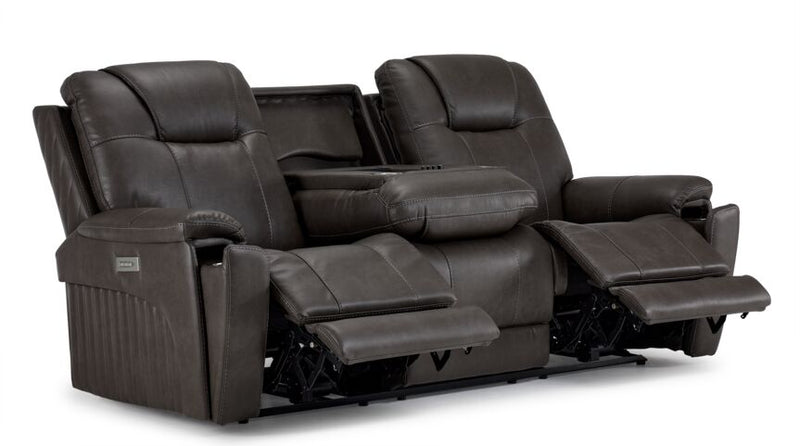 Ansar 3-Piece Microfiber Push Button Power Reclining Sofa Set