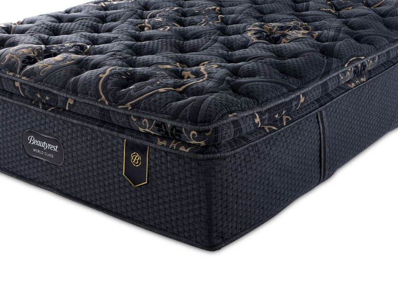 Beautyrest World Class Viscount Plush King Mattress Leon s