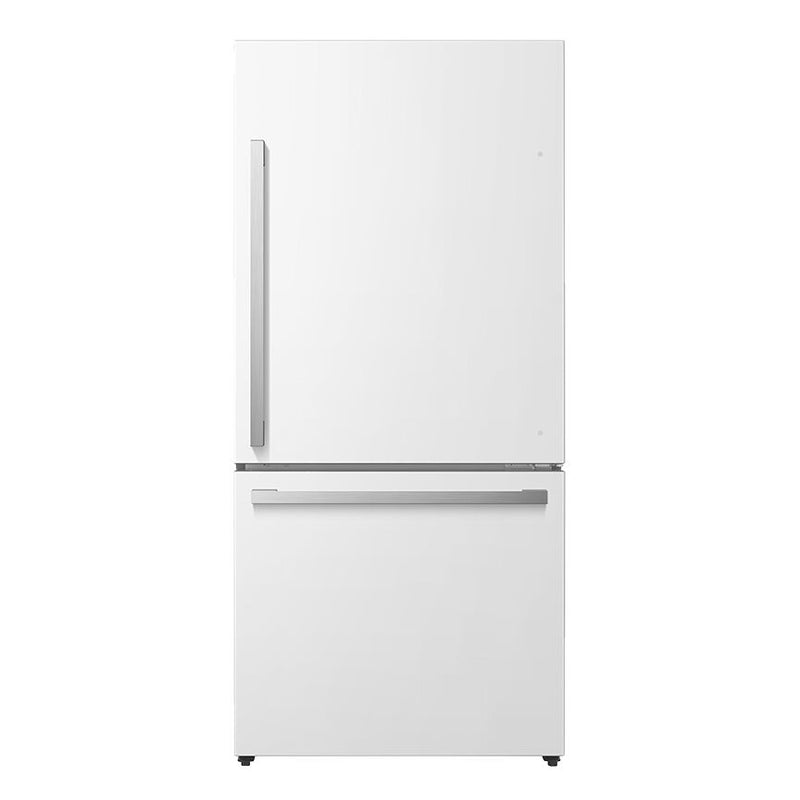 Hisense 17.2-cu ft Counter-Depth Bottom-Freezer Refrigerator - Fingerprint Resistant Stainless Steel