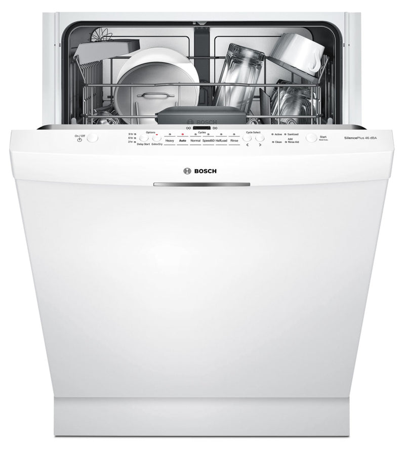 Bosch White 24 inch Dishwasher SHS5AV52UC