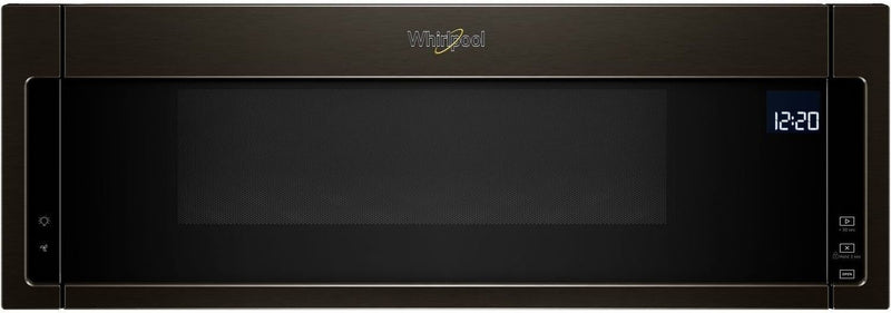 Whirlpool low profile store microwave black stainless