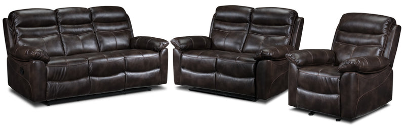 Devon Rocker Recliner - Brown