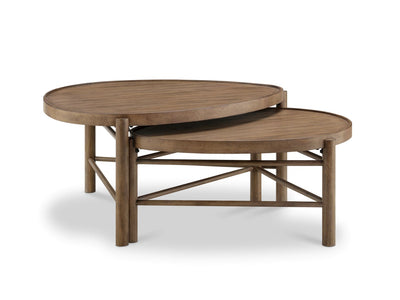 Hadleigh Nesting Coffee -Table Honey Brown Finish