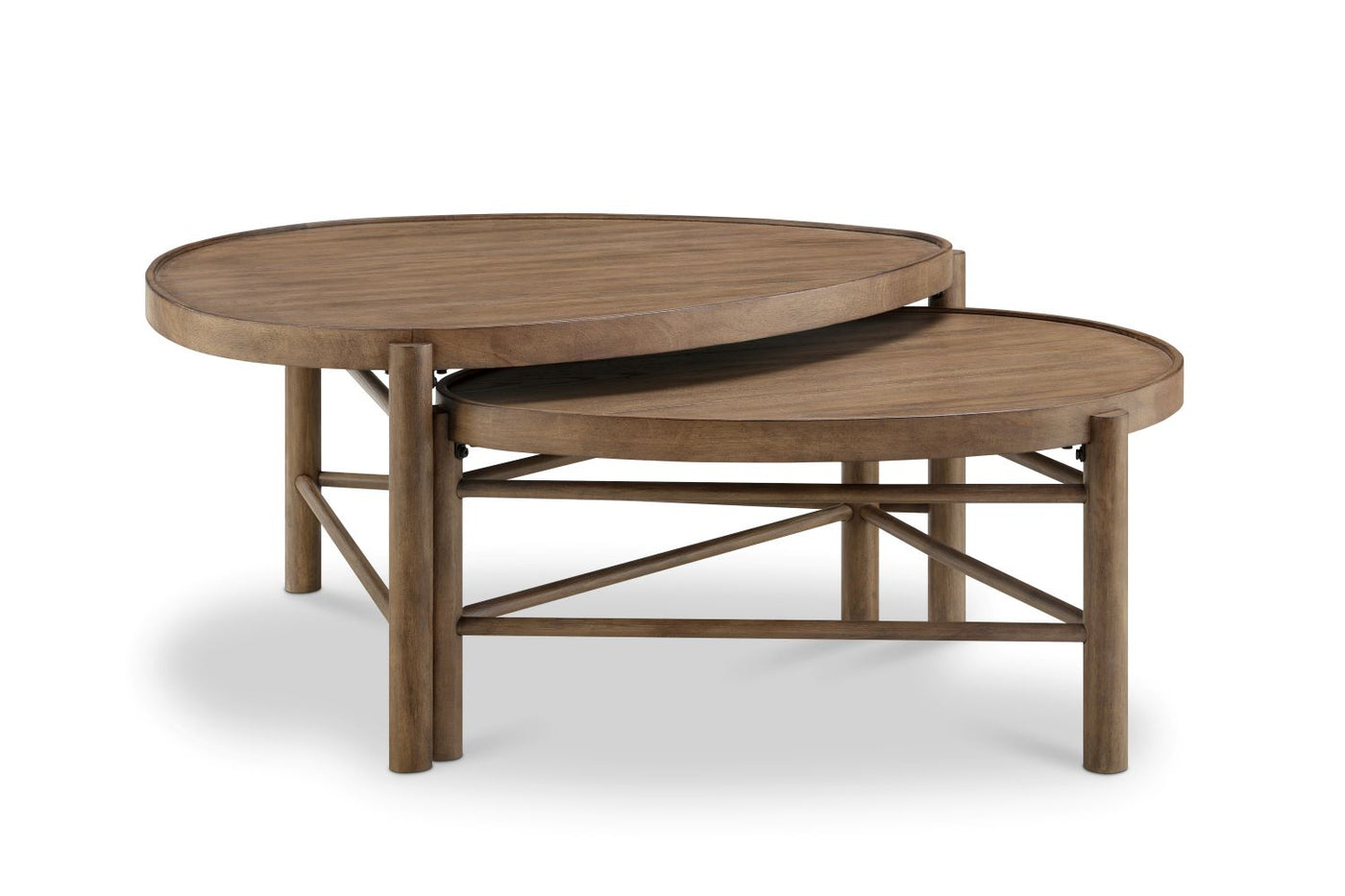 Hadleigh Nesting Coffee -Table Honey Brown Finish