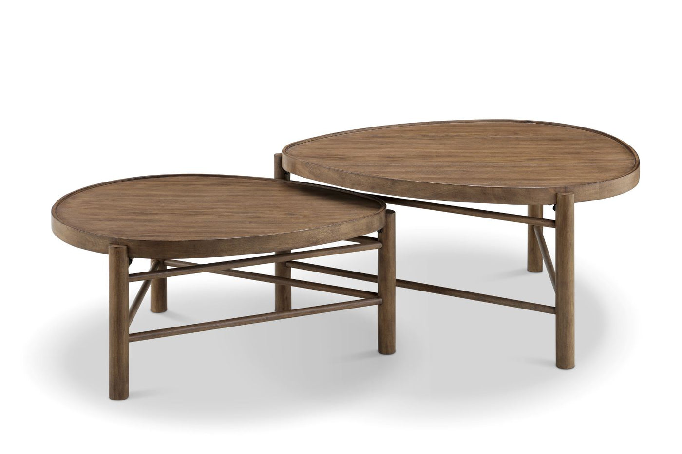 Hadleigh Nesting Coffee -Table Honey Brown Finish