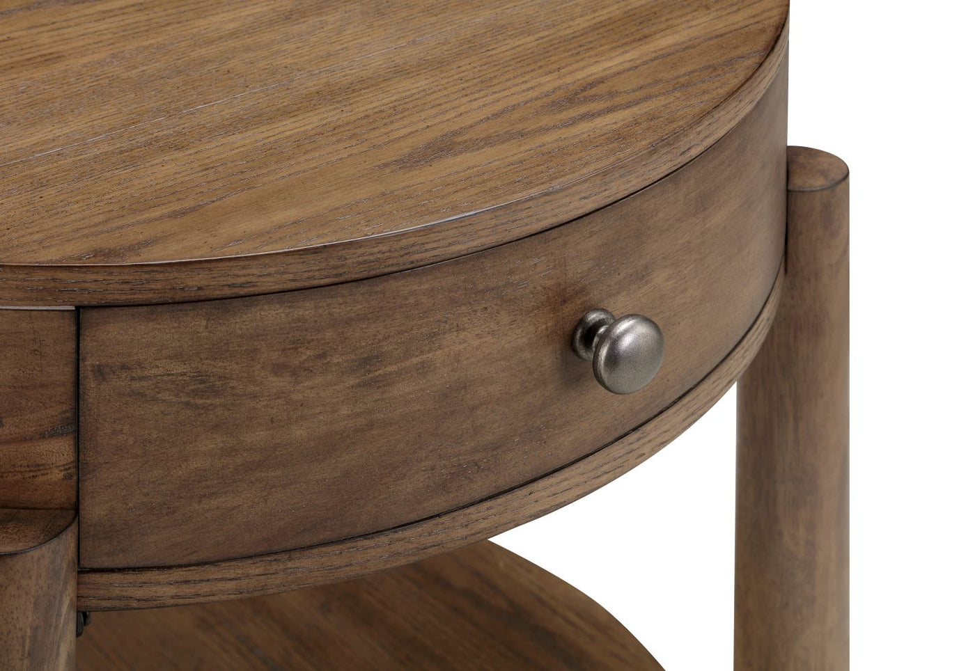 Hadleigh End Table - Honey Brown Finish