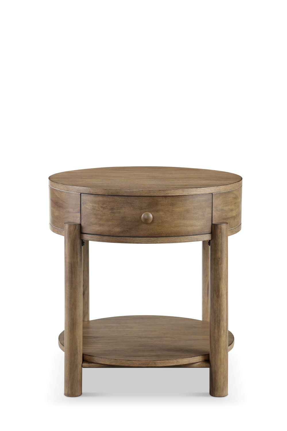 Hadleigh End Table - Honey Brown Finish