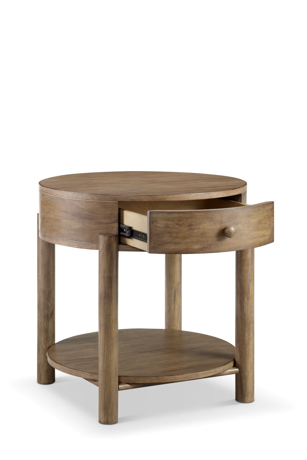 Hadleigh End Table - Honey Brown Finish