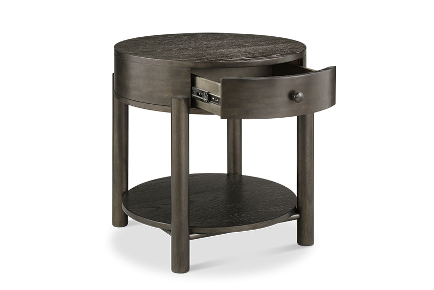 Hadleigh End Table - Coffee Bean Black Finish