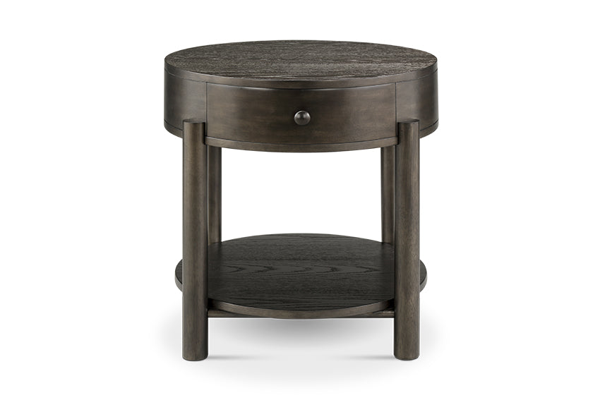 Hadleigh End Table - Coffee Bean Black Finish