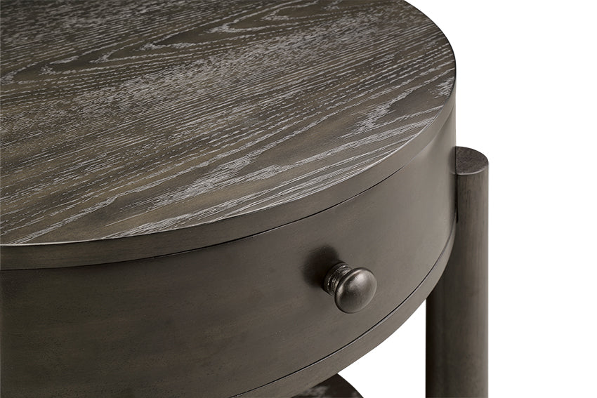 Hadleigh End Table - Coffee Bean Black Finish