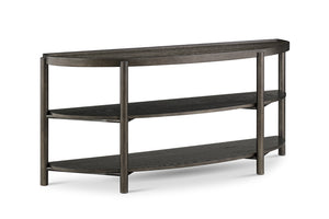 Hadleigh 62" Sofa Table - Coffee Bean Black Finish