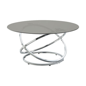 Marion Coffee Table - Glass And Chrome