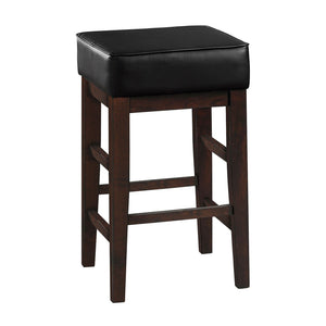 Pittsville Counter Stool - Espresso, Black - Set of Two