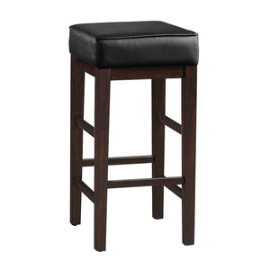 Pittsville Bar Stool - Espresso, Black - Set of Two