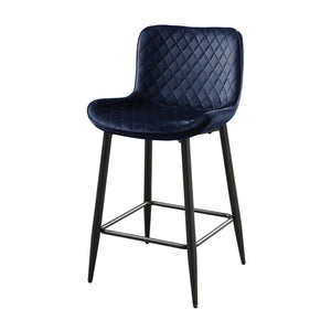 Nya Counter Stool - Blue - Set of Two