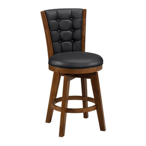 Medford Counter Stool - Black, Brown - Set of Two