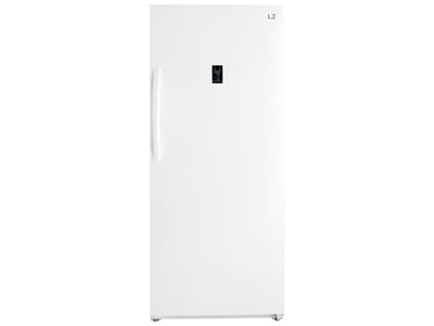 L2 White Upright Freezer and Convertible Fridge (21 Cu. Ft) - LRU21B6AWW