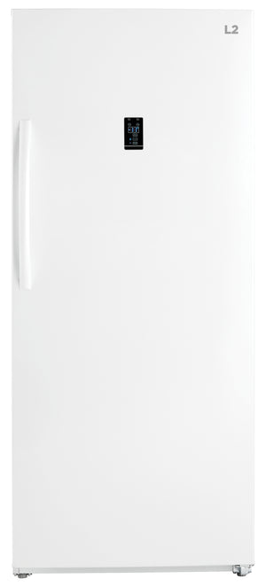 L2 White Upright Freezer and Convertible Fridge (21 Cu. Ft) - LRU21B6AWW