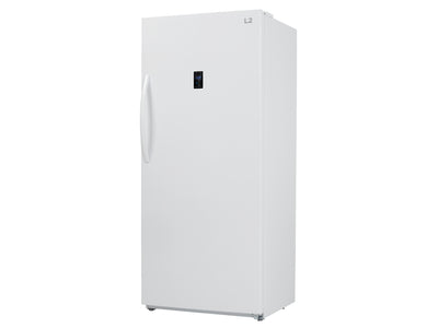 L2 White Upright Freezer and Convertible Fridge ( 17 Cu. Ft) - LRU17B6AWW