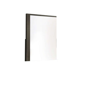 Allister Mirror - White, Gunmetal Grey