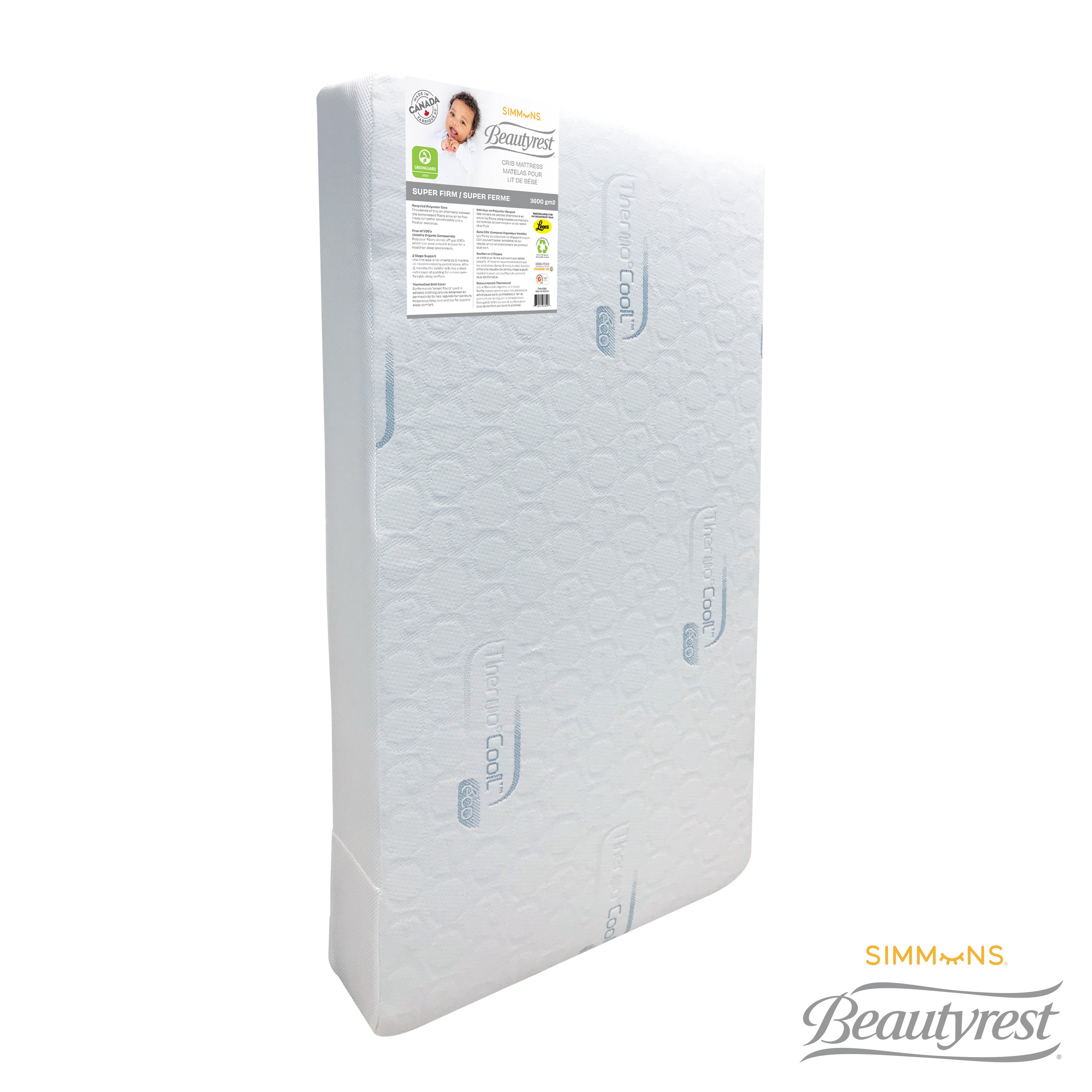 Beauty sleep super deluxe organic crib mattress online