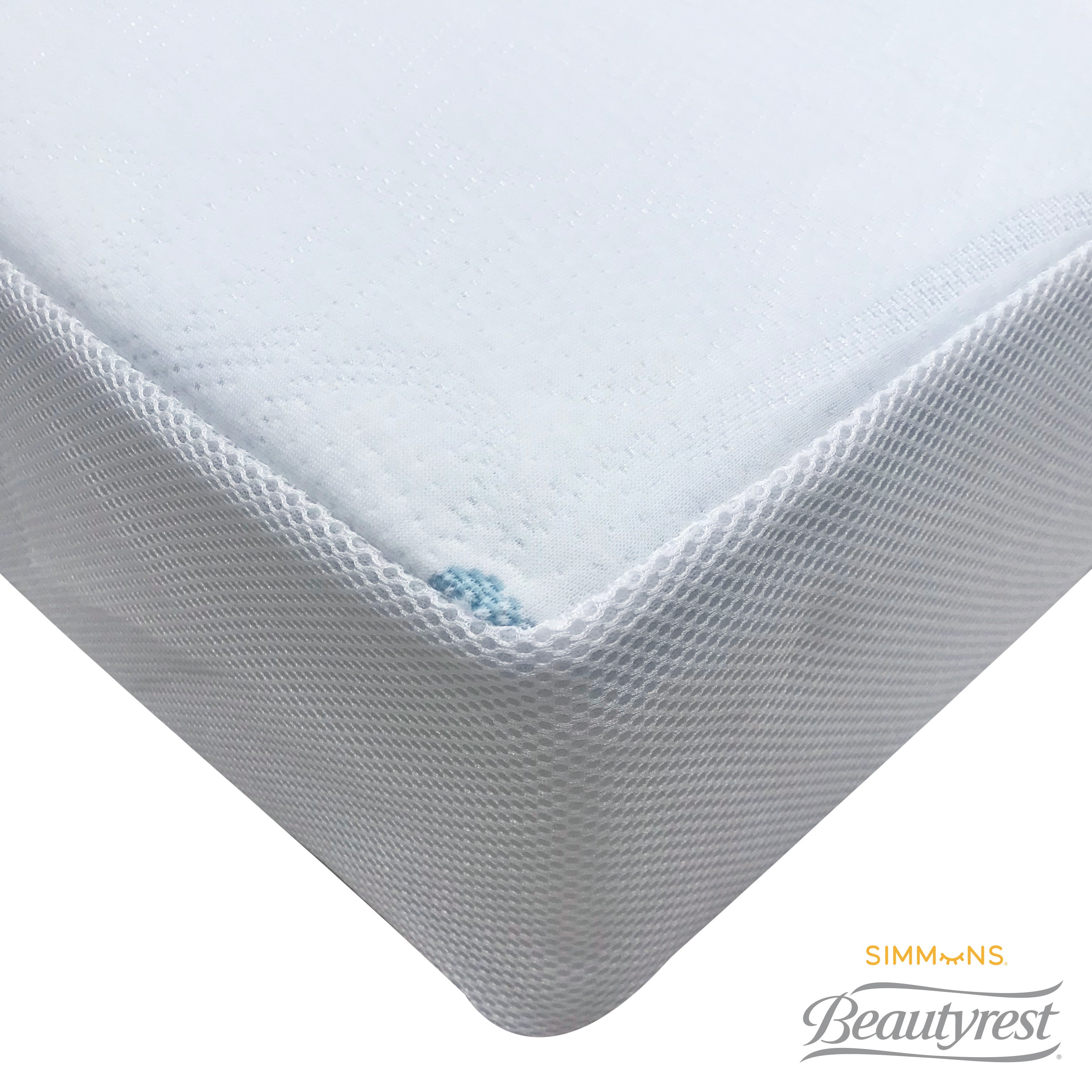 Firm crib mattress topper deals