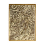 Fresh Perspective Textured Art - Light Brown/Gold