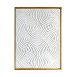 Fresh Perspective Textured Art - Light Brown/White