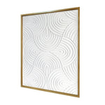 Fresh Perspective Textured Art - Light Brown/White