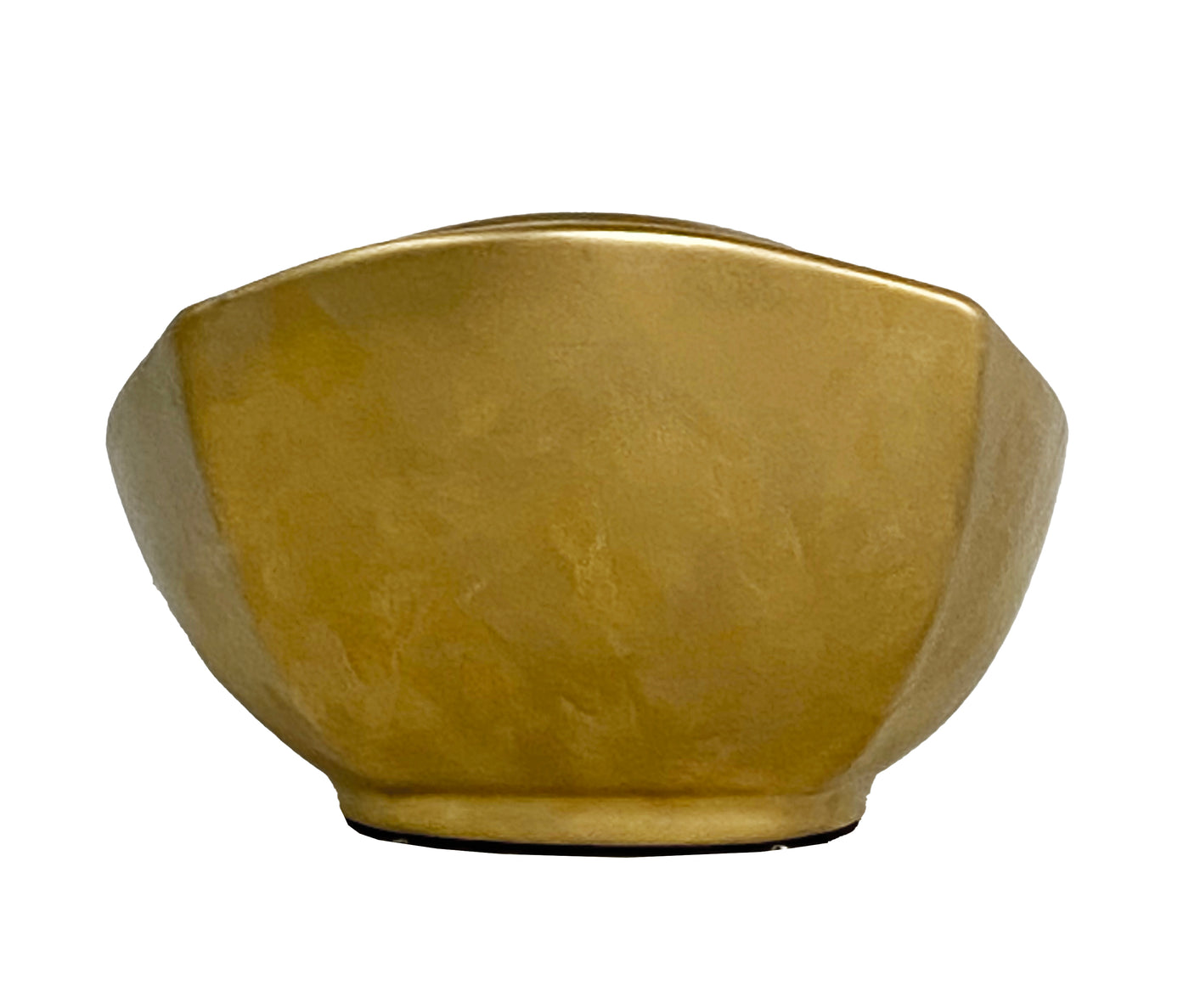 Fresh Perspective Matte Gold Bowl