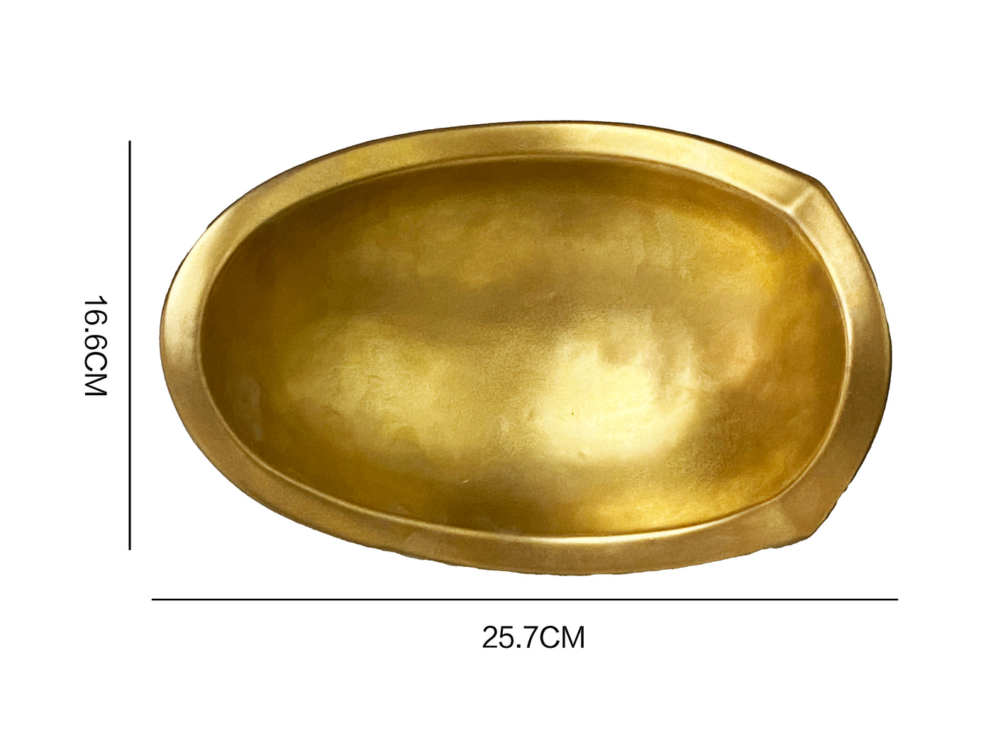 Fresh Perspective Matte Gold Bowl