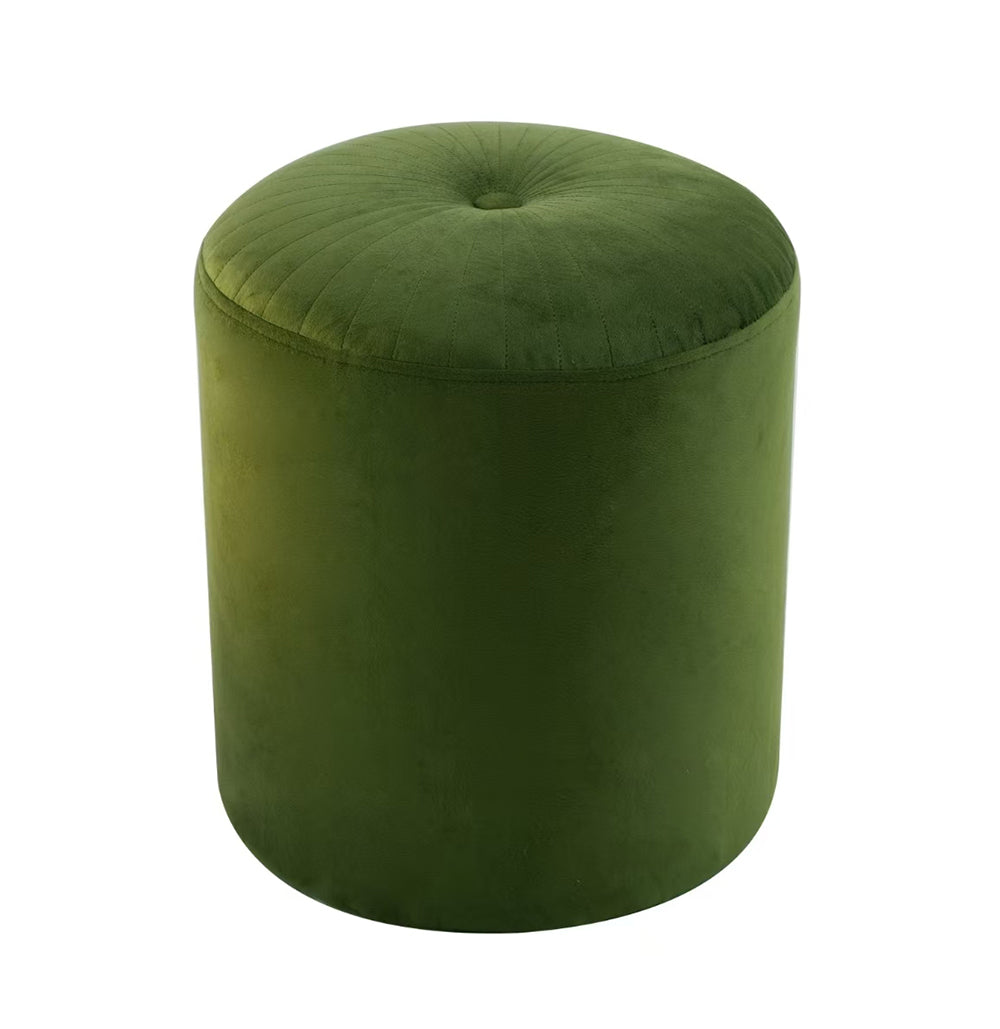 Whimsical Touches Decorative Ottoman - Green