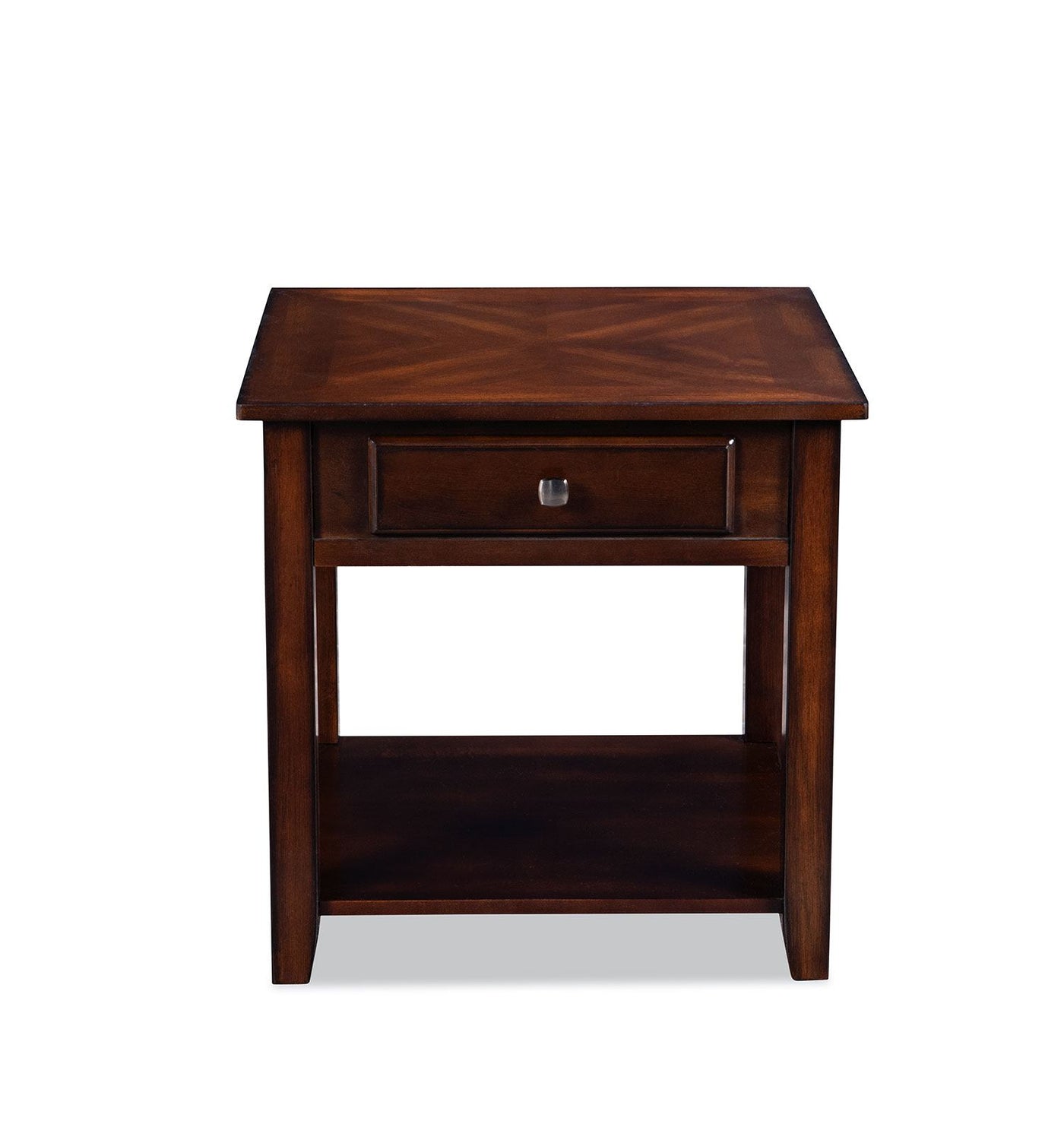 Linden End Table - Cherry