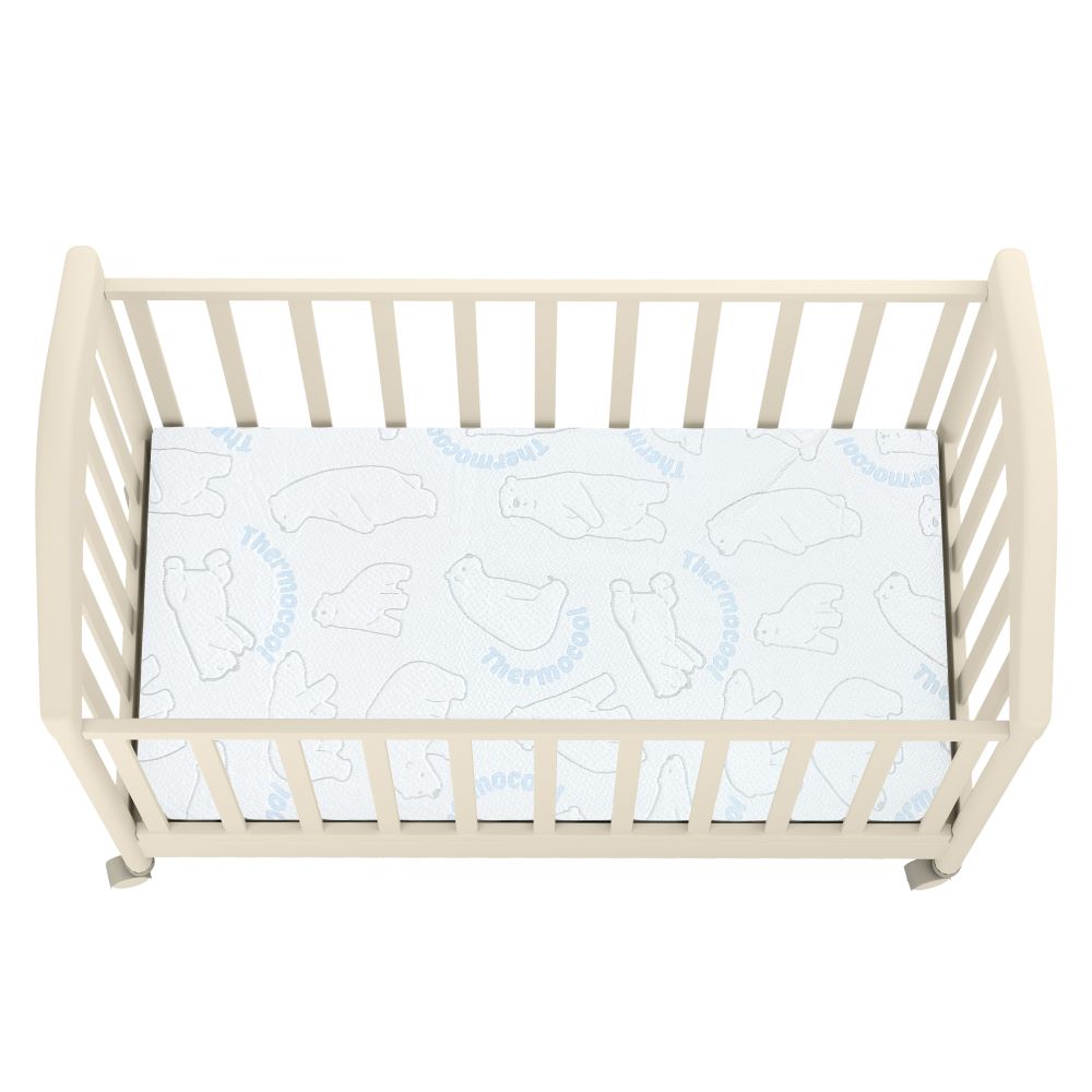 Simmons Oops Cool Tech Crib Mattress Protector - White