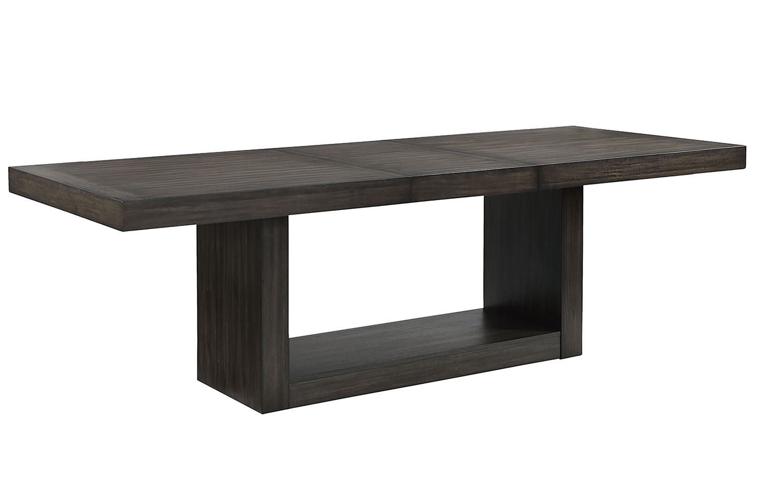 Espresso extendable deals dining table