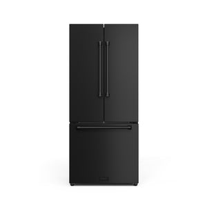 Thor Kitchen Matte Black French Door Counter Depth Refrigerator with Ice Maker| Gordon Ramsay Collection (17.5 cu.ft.) - RF3017FFD00