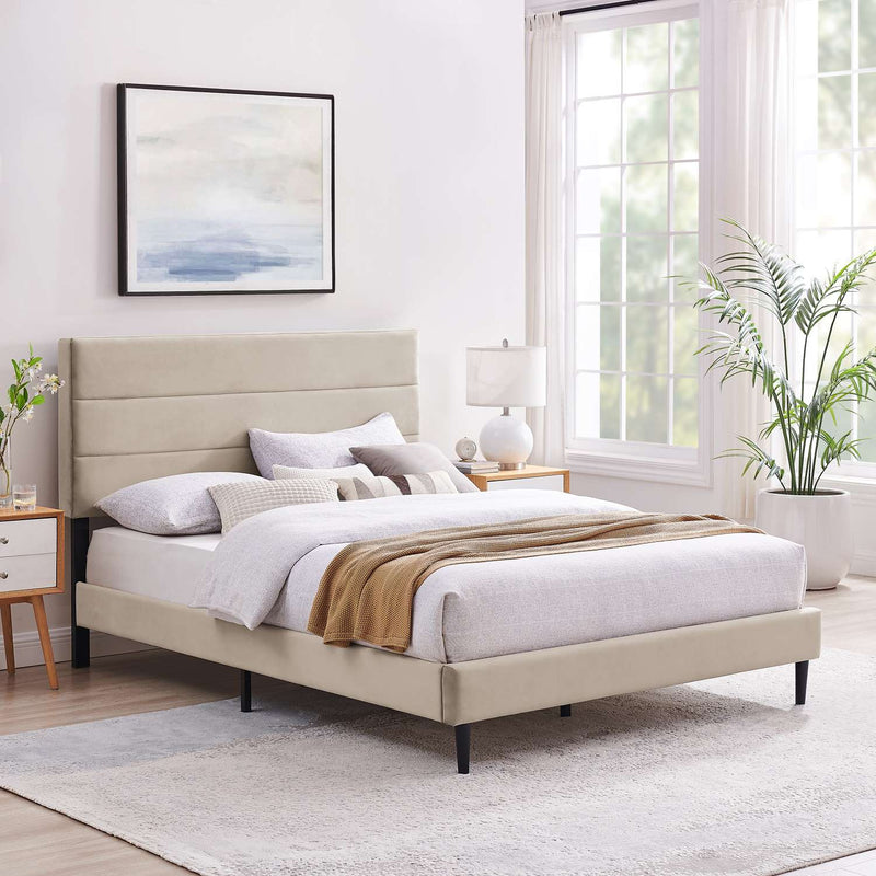 Nori 3-Piece Full Bed - Beige | Leon's