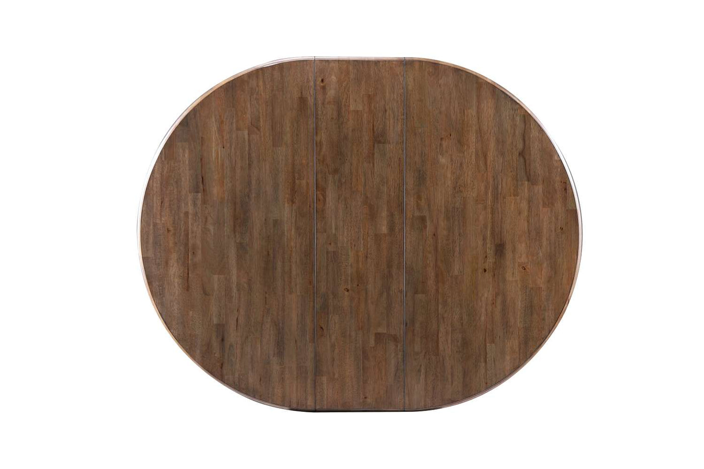 Barrie Extendable Round Dining Table - Brown, Black