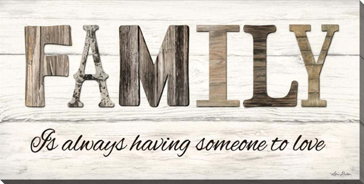 Someone to Love Wall Art - 24 X 48