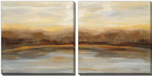 Autumn Days Wall Art - Bronze - 60 X 30 - Set of 2