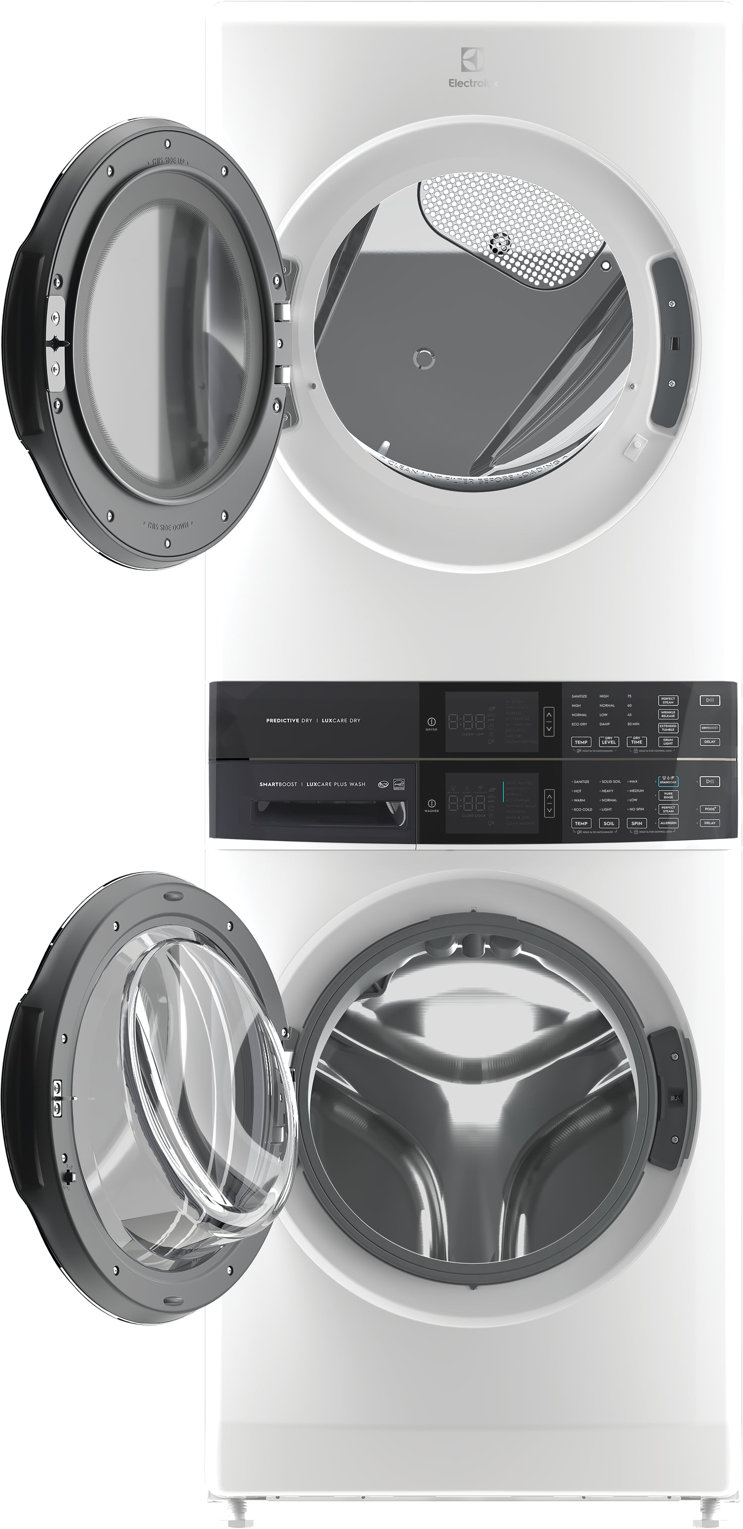 Electrolux White Laundry Tower with SmartBoost® Washer (5.2