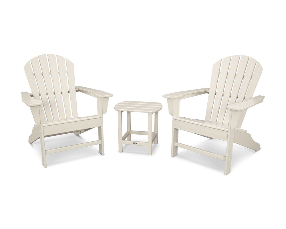 POLYWOOD South Beach Adirondack 3 Piece Set Sand Leons Ca Leon S   Image 01 PWS175 1 SA 