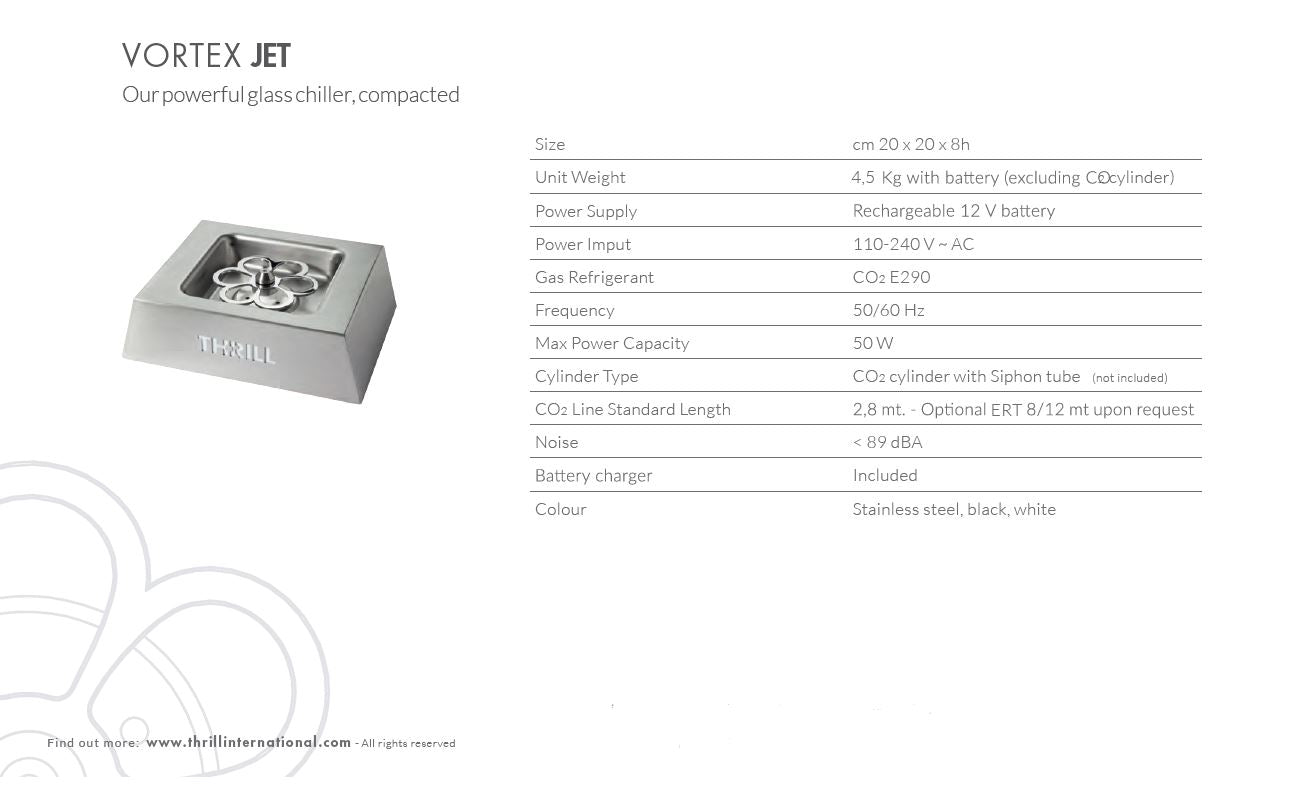 Thrill Stainless Steel Freestanding Glass Chiller - JE.01.0.00--