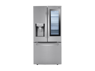 LRFLC2706S LG Appliances 27 cu. ft. Smart Counter-Depth MAX™ French Door  Refrigerator PRINT PROOF STAINLESS STEEL - Metro Appliances & More