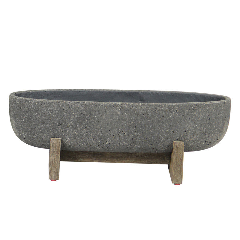 Bredgade III Indoor/Outdoor Planter - Grey Stone