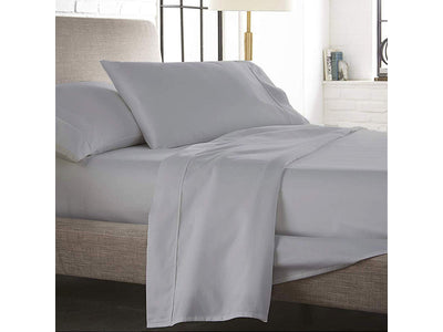 Sivas Cotton Queen Sheet Set - Grey